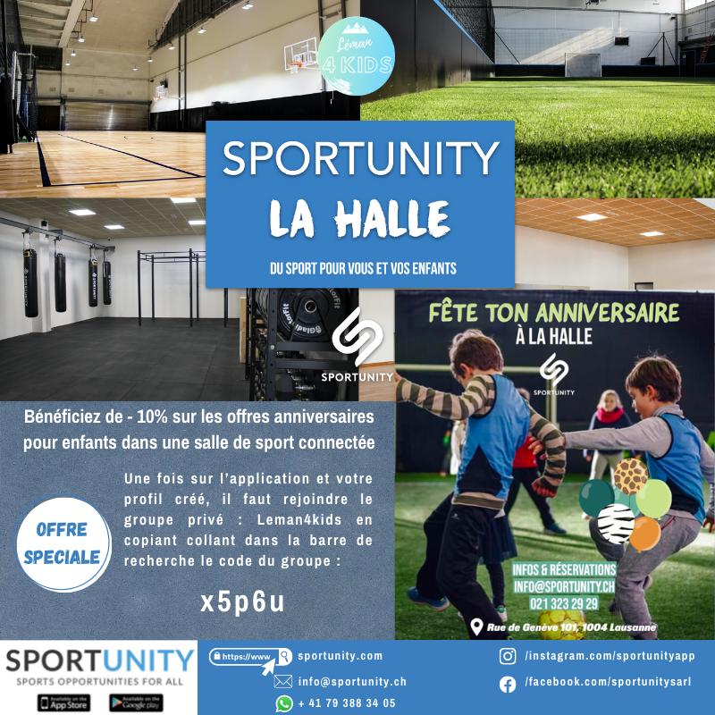 Sportunity Lausanne La Halle